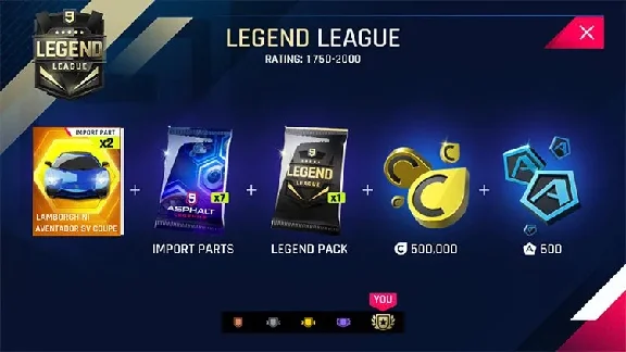 Asphalt 9 DONATE TOKENS Fast delivery! Discounts!