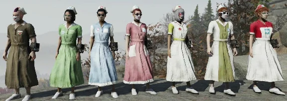 Одежда Fallout 76, маски, комбинезоны, костюмы и др.