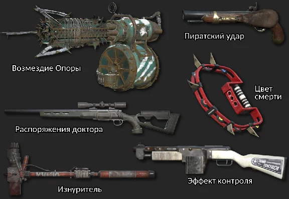Unique named weapons Fallout 76
