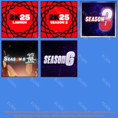 ✨NBA 2K25🎈Twitch Drops💫5 items + 🎁