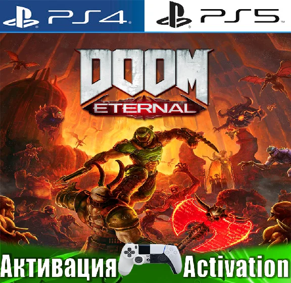 🎮DOOM Eternal (PS4/PS5/RUS) Activation ✅