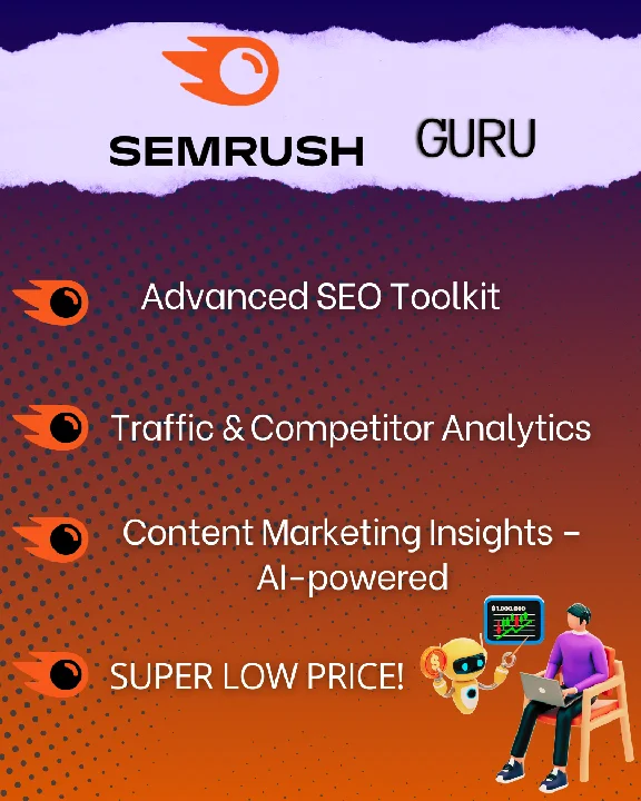 SEMRUSH GURU 1 MONTH | NON SHARED