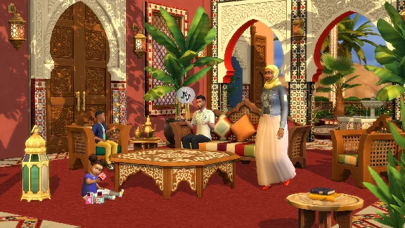 ⭐ The Sims 4 - Courtyard Oasis Kit DLC PC EA App Key