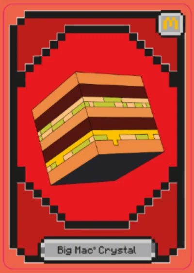 🔑Minecraft  Bedrock Edition 🎁- Big Mac Crystal  KEY⭐️