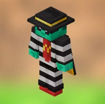 🔑Minecraft  Bedrock Edition 🎁- Zombie Hamburglar⭐️