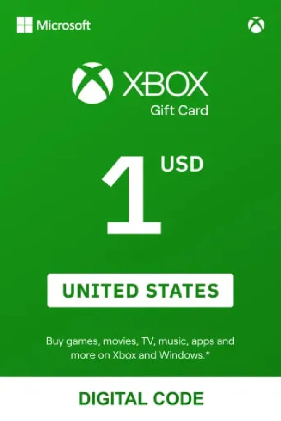 🎁 Xbox Recharge Card 1$ (USD) USA 👑