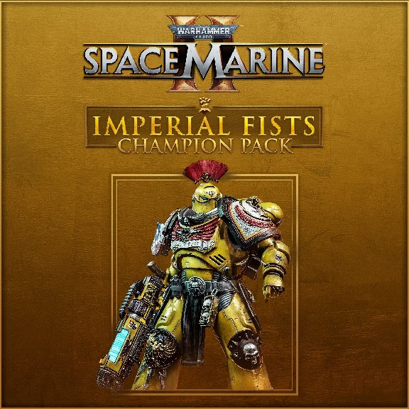 Warhammer 40,000 Space Marine 2 Imperial Fists Champion