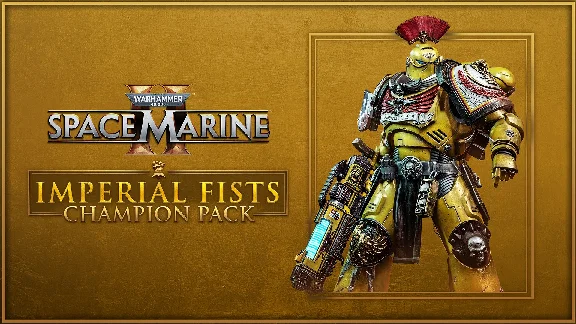 Warhammer 40,000 Space Marine 2 Imperial Fists Champion