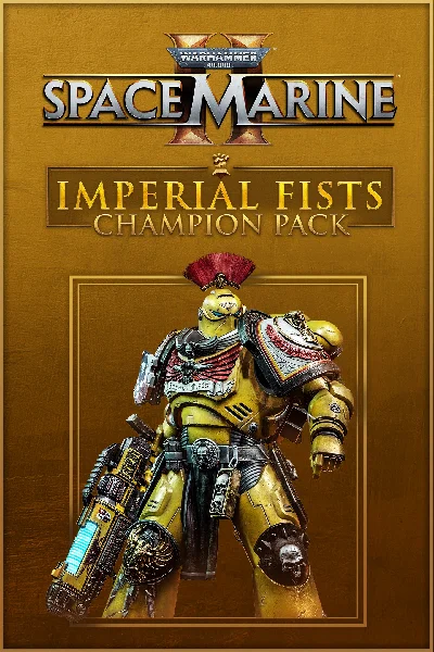Warhammer 40,000 Space Marine 2 Imperial Fists Champion