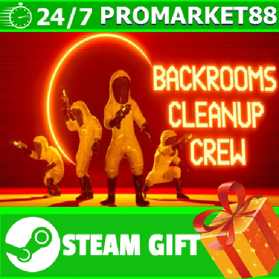 ⭐️ВСЕ СТРАНЫ+РОССИЯ⭐️ Backrooms Cleanup Crew STEAM GIFT