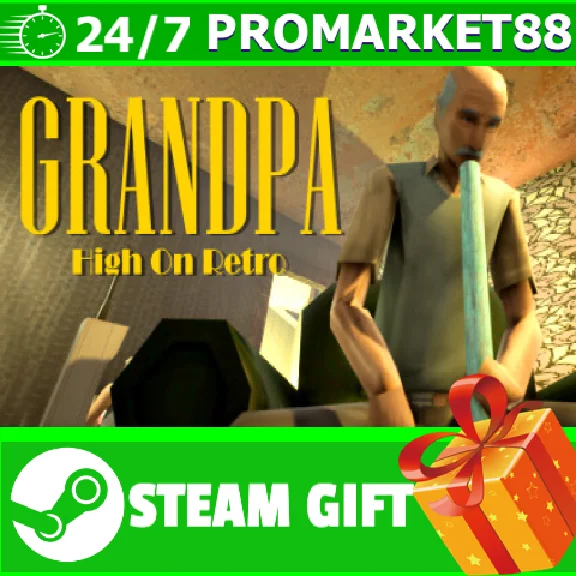 ⭐️ALL COUNTRIES⭐️ Grandpa High On Retro STEAM GIFT