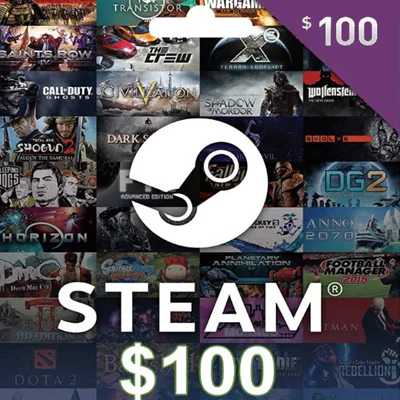 STEAM WALLET GIFT CARD 100$ USD (USA) ✅KEY
