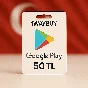 TURKEY🪁GOOGLE PLAY 50 TRY🪁Gift Card code пополнен лир