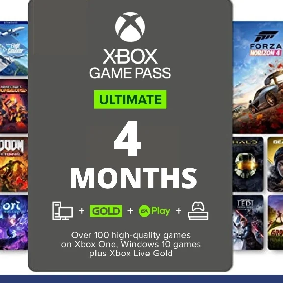 ❎Xbox Game Pass ULTIMATE 4 Months Activation🚀FAST🌍
