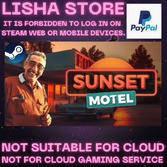 Sunset Motel  Steam Offline Account Paypal