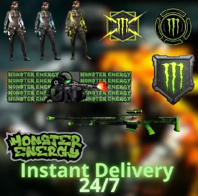 Exclusive Monster Energy Premium Full Set -Black Ops 6-
