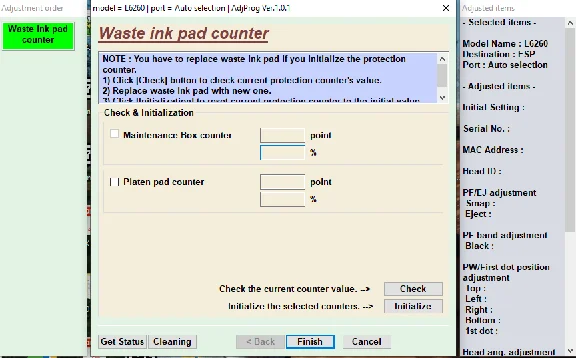 Reset Epson L6260 L6270 L6290 Adjustment Program