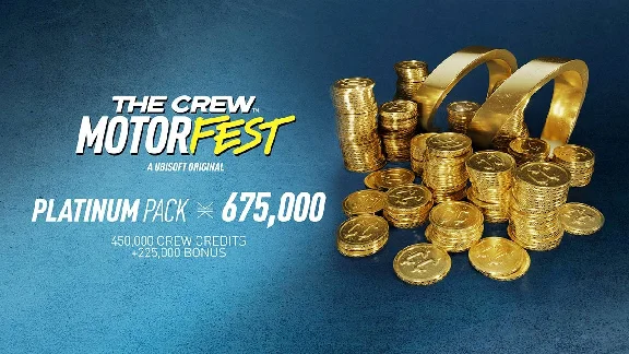⭐ The Crew Motorfest VC Platinum Pack - 675,000 Crew Cr