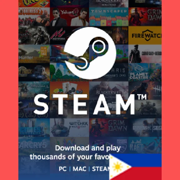 Steam PH 2200 PHP Game Card Philippines✅CODE✅AUTO