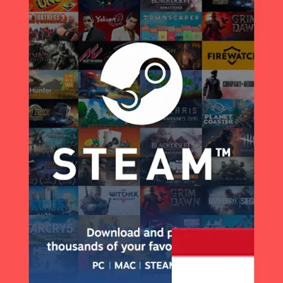 Steam ID 600000 IDR Game Card Indonesia✅CODE✅AUTO