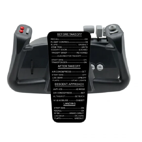 ✈️ Boeing 737/747/777 YOKE Checklist V2 by Cockpit p...