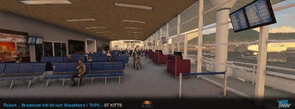 🛫 TKPK Robert L. Bradshaw Airport | MSFS