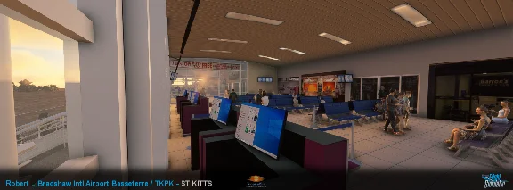 🛫 TKPK Robert L. Bradshaw Airport | MSFS
