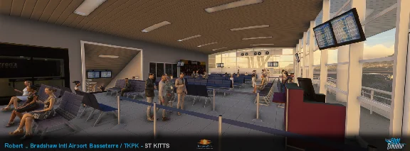 🛫 TKPK Robert L. Bradshaw Airport | MSFS