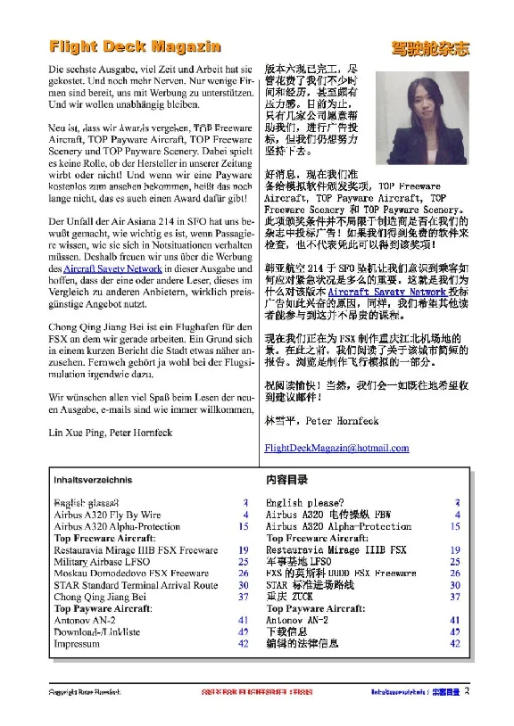 📝 Flight Deck Magazine Issue 6 (DEUTSCH) | MSFS, XP,..