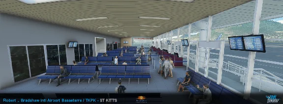 🛫 TKPK Robert L. Bradshaw Airport | MSFS