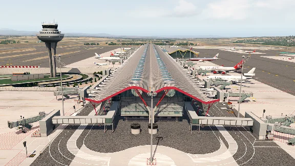 🛫 LEMD Madrid Airport by Sim-wings | XP11