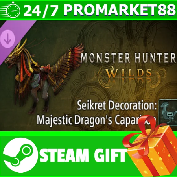 ⭐️ Monster Hunter Wilds Seikret Decoration Majestic Dra