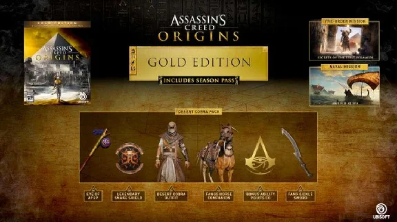 ⭐ Assassin´s Creed: Origins Gold Edition NA PC Ubisoft 