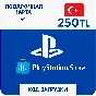 Payment card 250 tl lira PSN PlayStation TRY Turkey