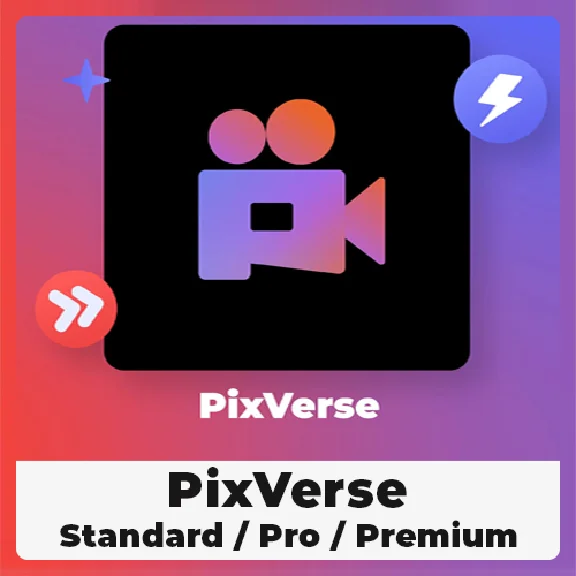 🤖⚡PIXVERSE AI STANDARD/PRO/PREMIUM🔥SUBSCRIPTION 🔵⭐️