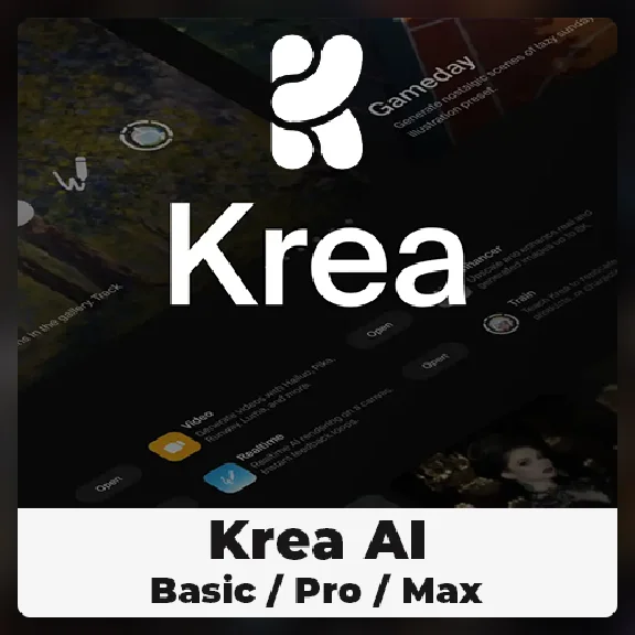 🤖⚡KREA AI BASIC/PRO/MAX🔥SUBSCRIPTION 🔵 FAST ⭐️