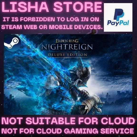 ELDEN RING NIGHTREIGN Deluxe Edition Steam Paypal