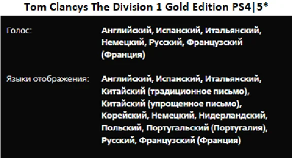 Tom Clancys The Division 1&2+DLС PS4|5*P2 Rent from 10d