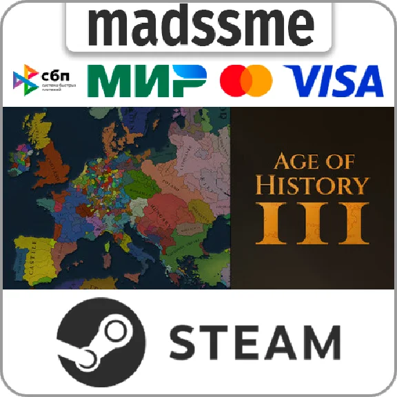Age of History 3 * RU/KZ/CIS/TR/AR * STEAM 🚀 AUTO