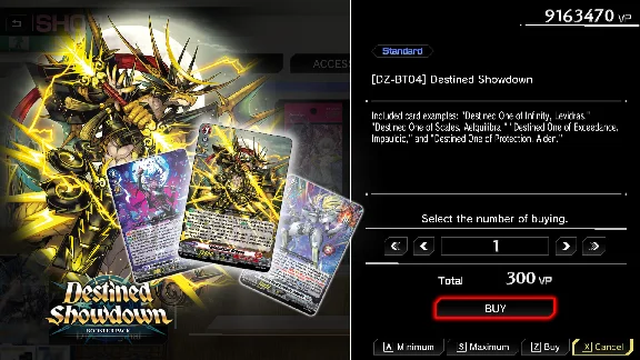 Cardfight!! Vanguard DD 2:Card Unlock Vol.1 【DZ-BT04】 "