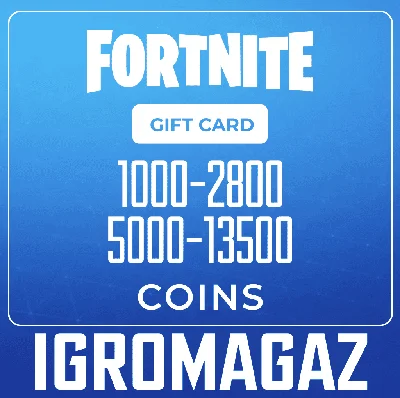 Card Fortnite–1000-2800-5000-13500 V-Bucks🔵Epic Games