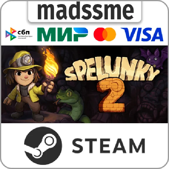 Spelunky 2 * RU/KZ/СНГ/TR/AR * STEAM 🚀 АВТОДОСТАВКА