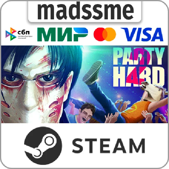 Party Hard 2 * RU/KZ/CIS/TR/AR * STEAM 🚀 AUTO DELIVERY