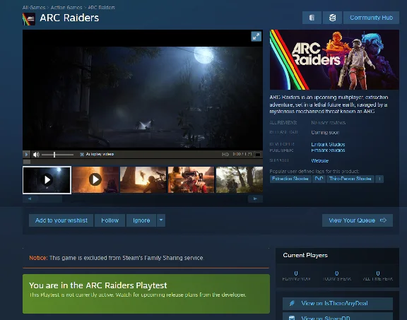 Arc Raiders Tech Test2 [STEAM] Key