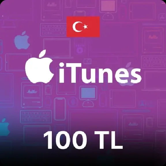 🎁GIFT CARD 🍏  Apple iTunes 🔴 TURKEY🔴100TL [NO FEES]