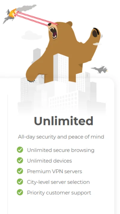 TUNNELBEAR VPN + WARRANTY + CASHBACK