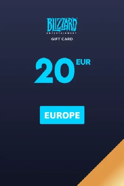 🔑BLIZZARD GIFT CARD 20 EUR💰 цена 🔥(Battle.net) EU