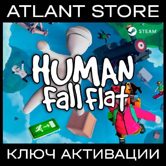 📀Human: Fall Flat - Steam Key [RU+KZ+UA+CIS]