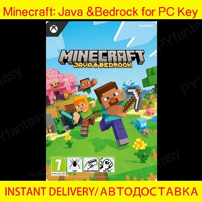 🔑Minecraft: Java &Bedrock for PC Key 🎁GLOBAL⭐️