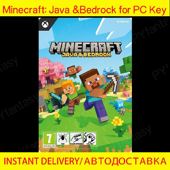 🔑Minecraft: Java &Bedrock for PC Key 🎁GLOBAL⭐️